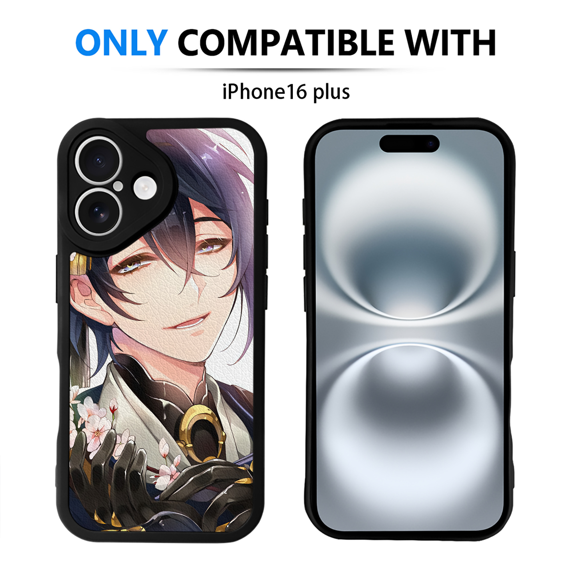 （画像用） 刀剣乱舞 Touken Ranbu 【iPhone 16シリーズ対応】シリコンスマホケース（レザー調） 材質：シリコン
